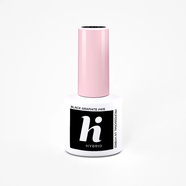 #415 Hi Hybrid Date UV Nagellack Black Graphite 1